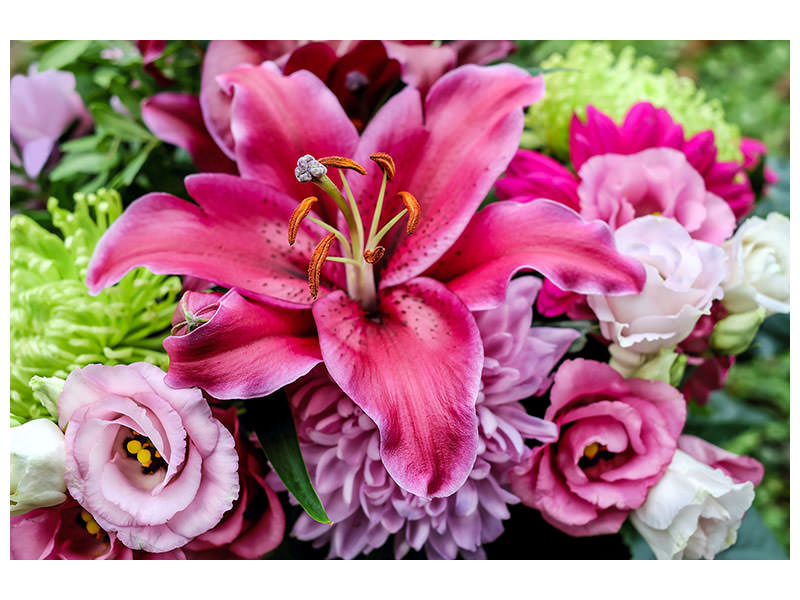 canvas-print-bouquet-with-lily