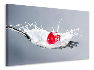 canvas-print-cherry-with-milk