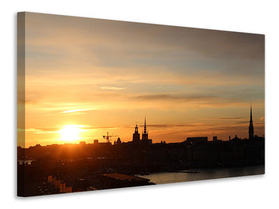 canvas-print-city-in-the-evening-light
