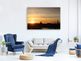 canvas-print-city-in-the-evening-light