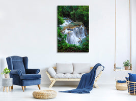 canvas-print-deep-forest-waterfall