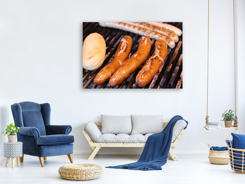 canvas-print-grilled-sausage