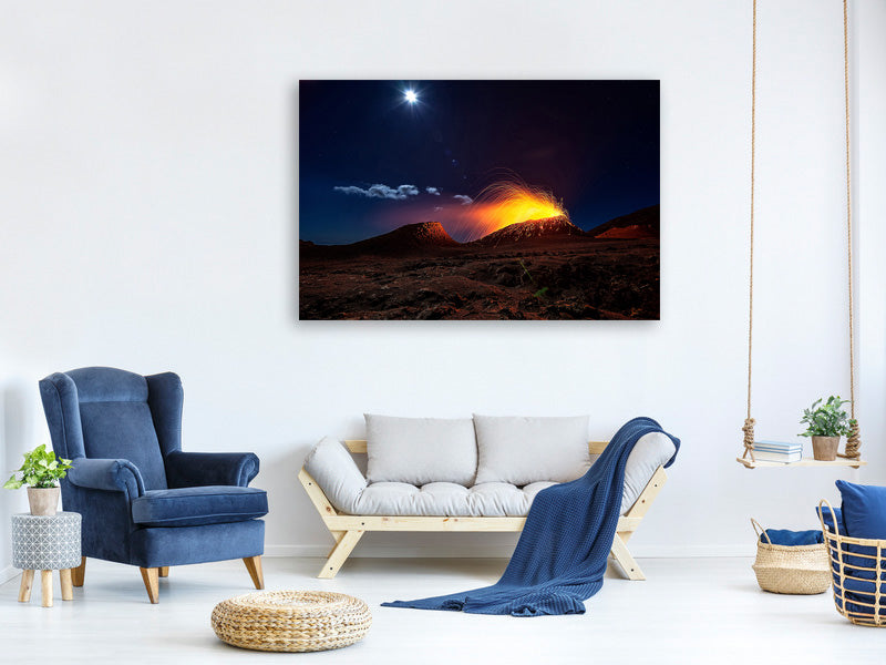 canvas-print-lava-flow-with-the-moon