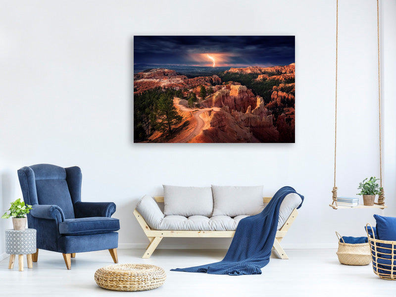 canvas-print-lightning-over-bryce-canyon