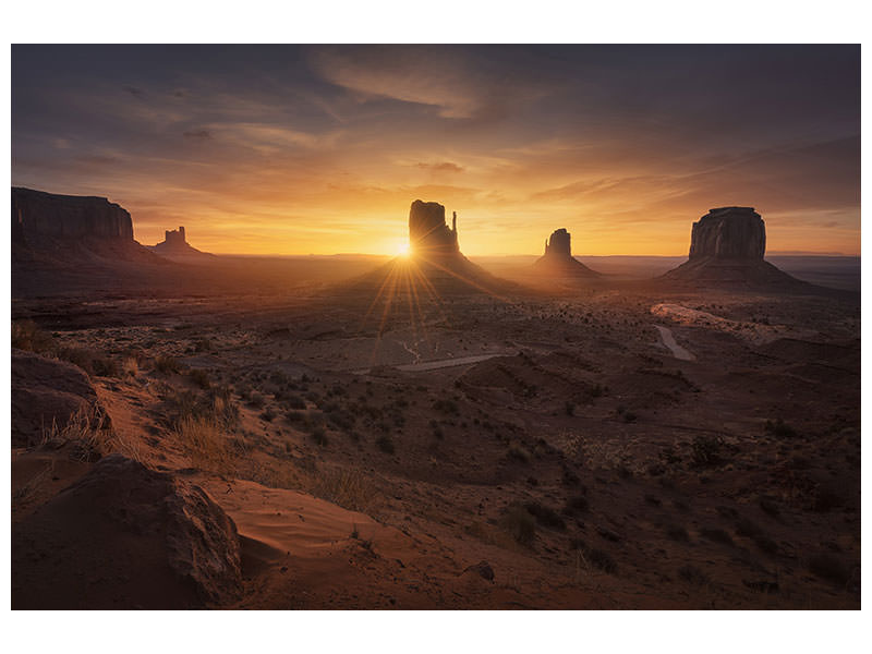 canvas-print-monument-sunrise