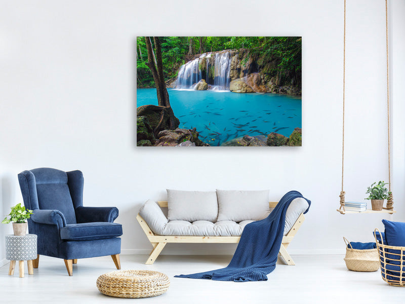 canvas-print-nature-waterfall