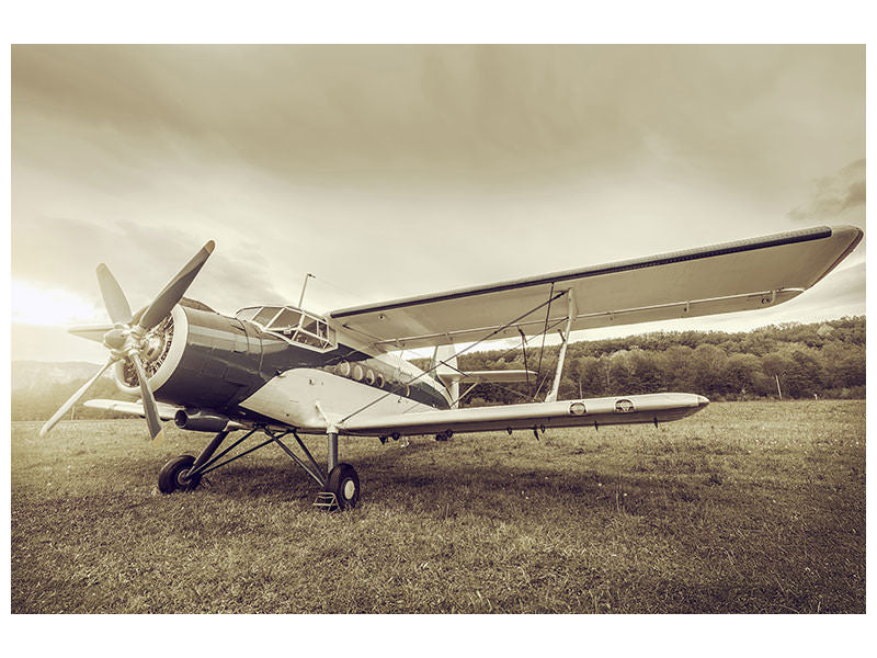 canvas-print-nostalgic-aircraft-in-retro-style