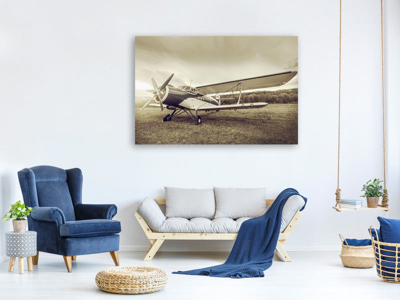 canvas-print-nostalgic-aircraft-in-retro-style