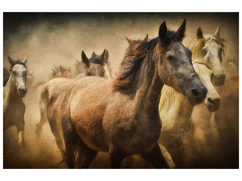 canvas-print-painting-wild-horses