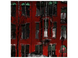 canvas-print-red-house-reflections