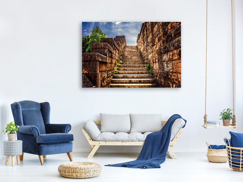 canvas-print-stone-stairs