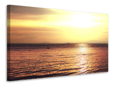 canvas-print-sunset-at-the-lake