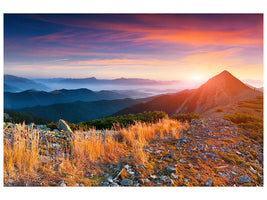 canvas-print-sunset-in-the-alps