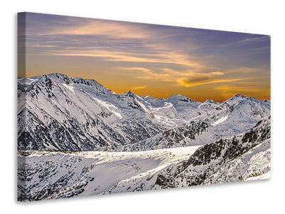 canvas-print-sunset-in-the-mountains