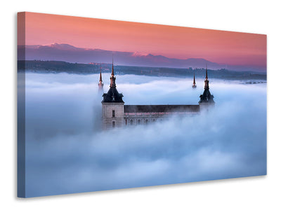 canvas-print-toledo-city-foggy-sunset
