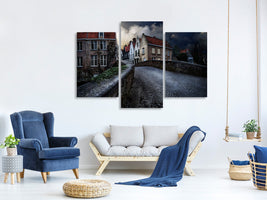 modern-3-piece-canvas-print-an-evening-in-bruges