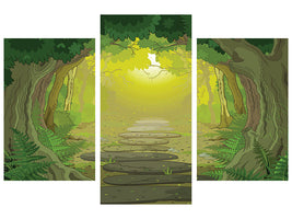 modern-3-piece-canvas-print-fairy-tales-forest