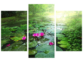 modern-3-piece-canvas-print-garden-pond