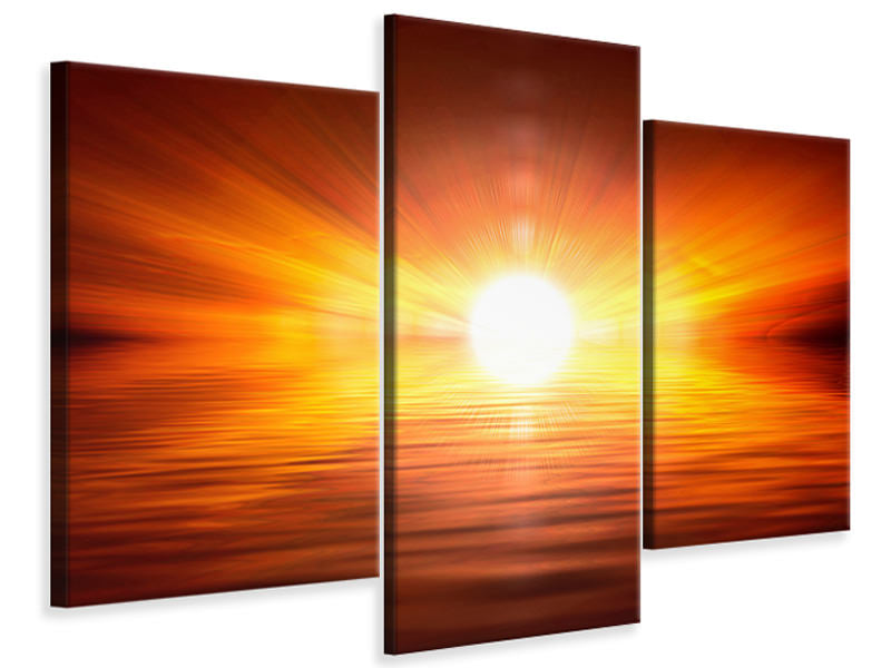 modern-3-piece-canvas-print-glowing-sunset