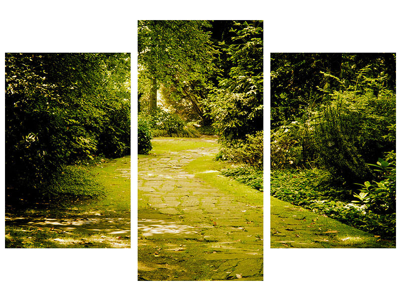 modern-3-piece-canvas-print-moss-covered-path
