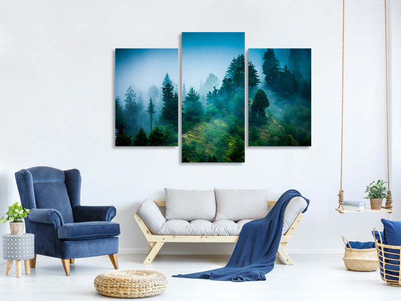 modern-3-piece-canvas-print-mysterious-forest-ii