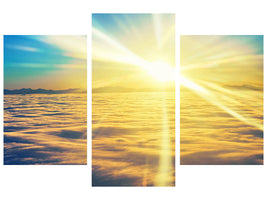 modern-3-piece-canvas-print-sunset-above-the-clouds