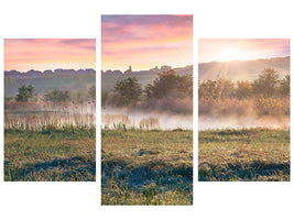 modern-3-piece-canvas-print-sunset-on-hill