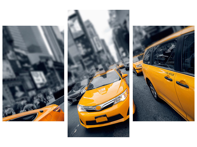 modern-3-piece-canvas-print-taxi-in-nyc
