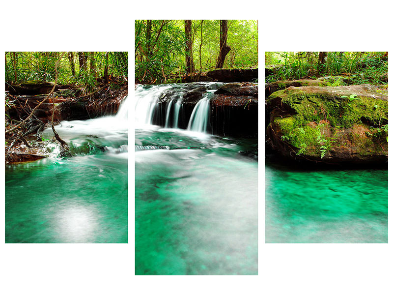 modern-3-piece-canvas-print-the-river-at-waterfall