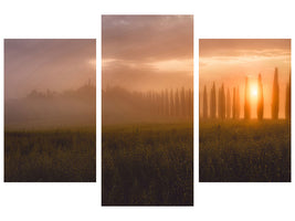 modern-3-piece-canvas-print-tuscany-sunrising