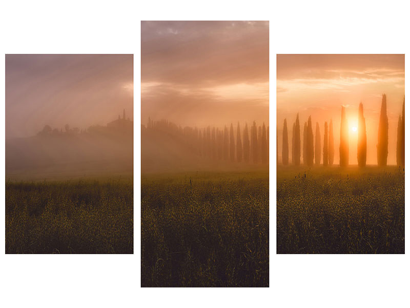 modern-3-piece-canvas-print-tuscany-sunrising