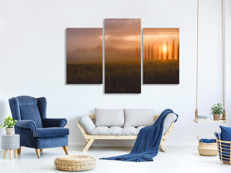 modern-3-piece-canvas-print-tuscany-sunrising