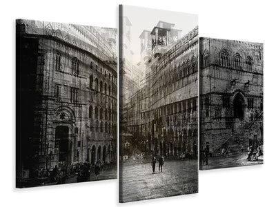 modern-3-piece-canvas-print-walking-in-the-square