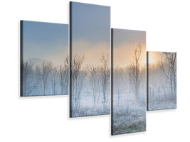 modern-4-piece-canvas-print-a-touch-of-winter