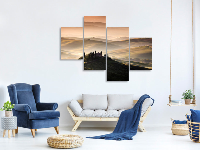 modern-4-piece-canvas-print-a-tuscan-country-landscape