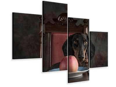 modern-4-piece-canvas-print-an-apple-a-day-keeps-the-doctor-away