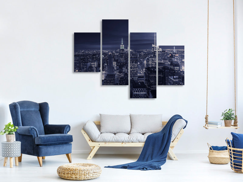 modern-4-piece-canvas-print-blue-city
