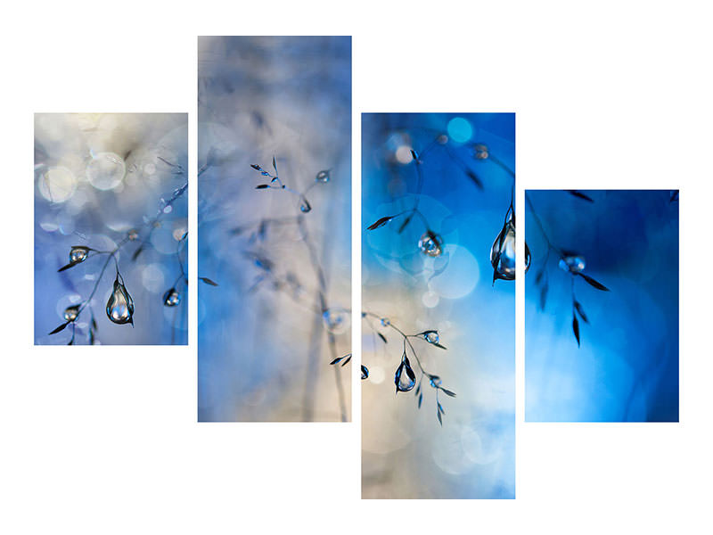 modern-4-piece-canvas-print-blue-rain