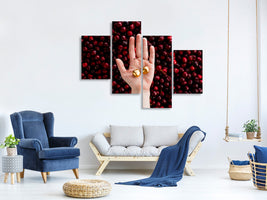 modern-4-piece-canvas-print-cherry-picking