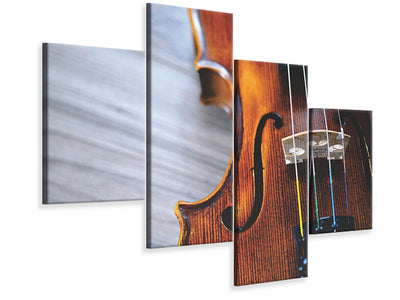 modern-4-piece-canvas-print-close-up-violin-ii