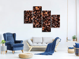 modern-4-piece-canvas-print-coffee-beans-in-xxl