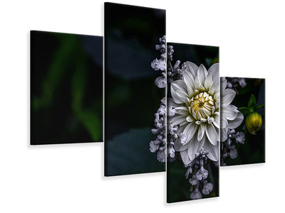 modern-4-piece-canvas-print-dahlia-flower