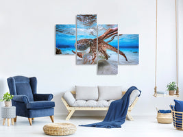 modern-4-piece-canvas-print-dancing-octopus