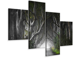modern-4-piece-canvas-print-dark-hedges