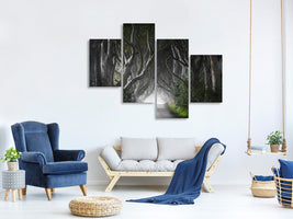modern-4-piece-canvas-print-dark-hedges