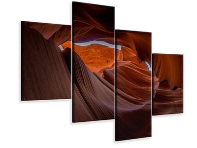 modern-4-piece-canvas-print-fantastic-antelope-canyon