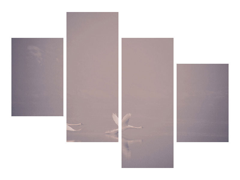 modern-4-piece-canvas-print-foggy-takeoff