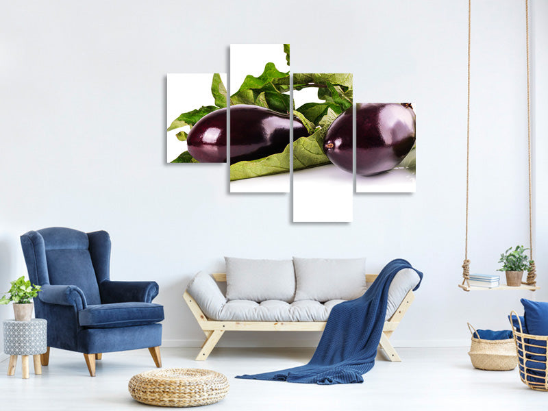 modern-4-piece-canvas-print-fresh-eggplants