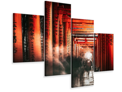 modern-4-piece-canvas-print-fushimi-inari-shrine
