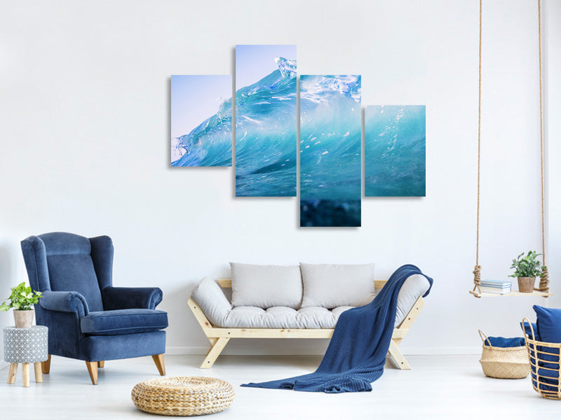 modern-4-piece-canvas-print-glass-wave